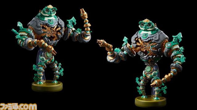 『ゼルダの伝説 ティアキン』ミネルゴーレムのamiiboが9月17日に発売。ゲーム内で使用すると夜に光る特別な“パラセールの生地”が手に入る