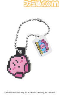 『星のカービィ』カービィの立体ドットキーホルダーガチャが6月中旬に発売。ワープスターや大砲に乗った姿も含めた全5種