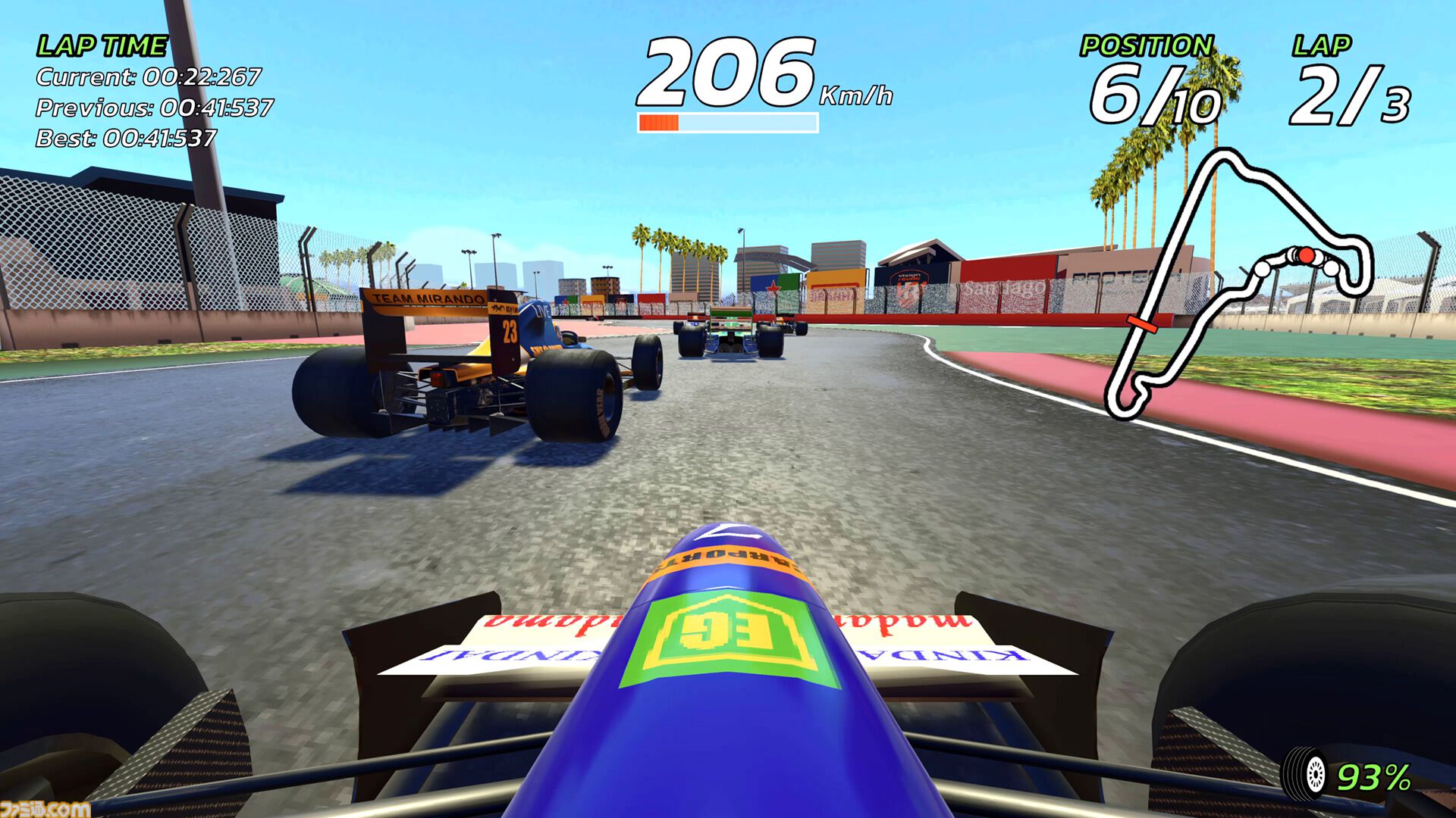 『4PGP』90年代風アーケードレースゲームのPS5/Steam版が6月11日発売。隠しマシンの追加やアクセル・ブレーキのアナログ入力対応などの新要素も