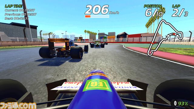 『4PGP』90年代風アーケードレースゲームのPS5/Steam版が6月11日発売。隠しマシンの追加やアクセル・ブレーキのアナログ入力対応などの新要素も
