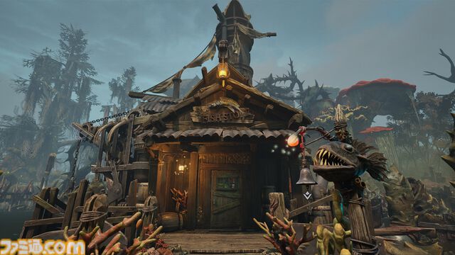 『ドレッドムア』水没世界の不気味な魚釣りアドベンチャーがBitSummit2026に出展。濁った釣り場、変異した怪物（？）も出てくる過酷な舞台