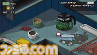『モルドワッシャー』冷蔵庫やキッチン周りの汚れを一掃する2Dお掃除ゲーム。主人公はなぜか寿司。ビットサミット パンチに試遊出展