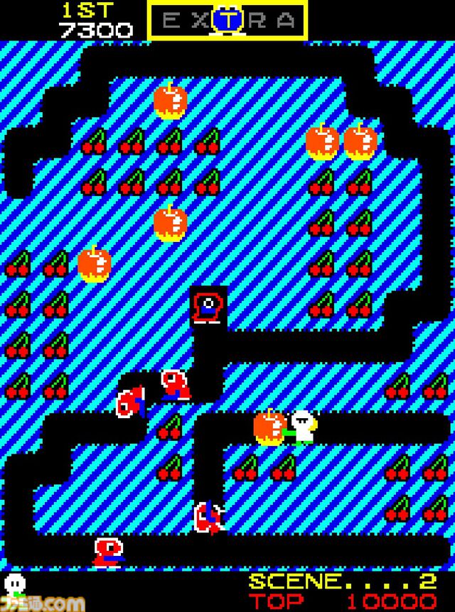 【アケアカ】『Mr.Do!』5月15日に配信。チェリー集めやモンスター退治をしながらステージクリアーを目指すピエロのアクション。最初期版も収録