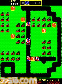 【アケアカ】『Mr.Do!』5月15日に配信。チェリー集めやモンスター退治をしながらステージクリアーを目指すピエロのアクション。最初期版も収録