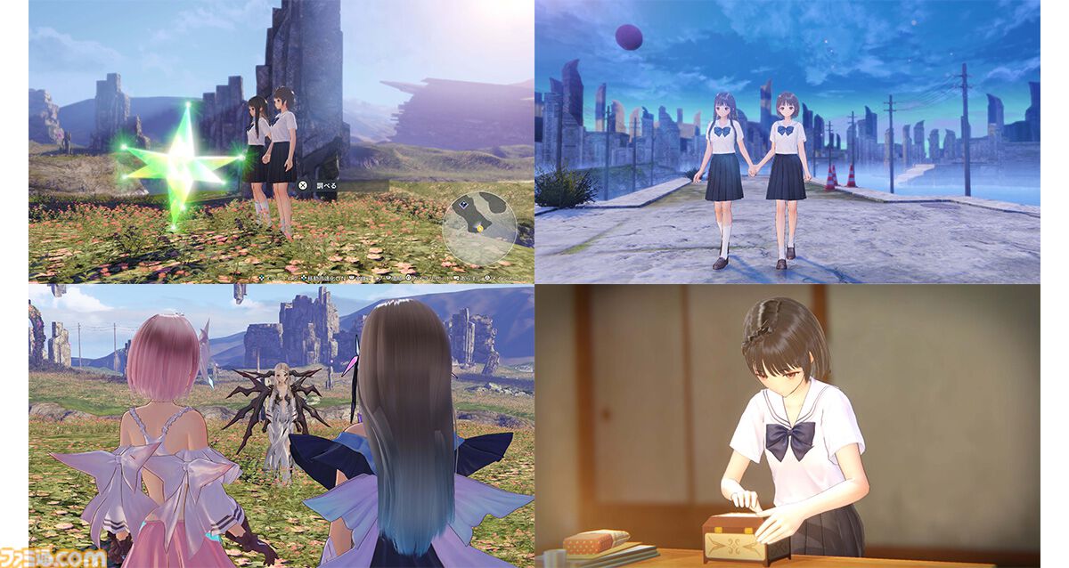 ブルーリフレクション カルテット』星崎愛央の描き下ろしタペストリー