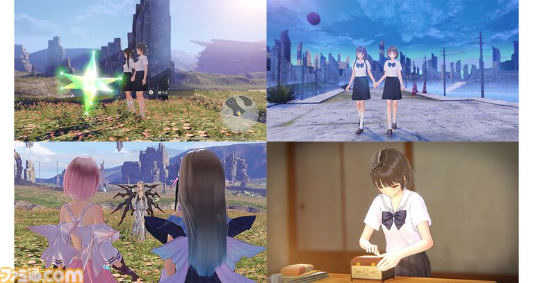 『ブルーリフレクション カルテット』星崎愛央の描き下ろしタペストリーがエビテン限定セットに。少女たちの日常を切り取ったブロマイドなども同梱