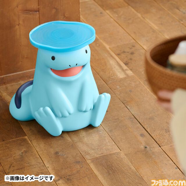 『ポケモン』ヌオーのミニテーブルがポケモンセンターオンラインで受注開始。水面に頭をぶつけているようにも見える、かわいらしいデザイン