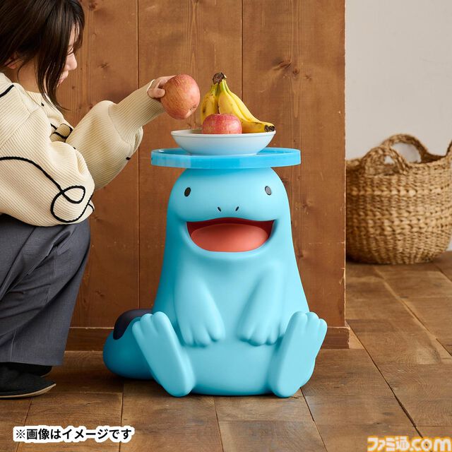 『ポケモン』ヌオーのミニテーブルがポケモンセンターオンラインで受注開始。水面に頭をぶつけているようにも見える、かわいらしいデザイン
