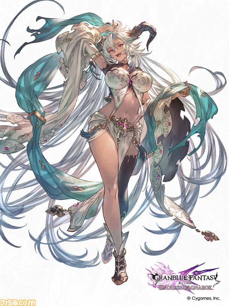 『グラブル リリンク エンドレスラグナロク』ルシファー（声：櫻井孝宏）が、操作できる特別な召喚石として登場。新プレイアブルキャラのフラウ、フェディエルも公開