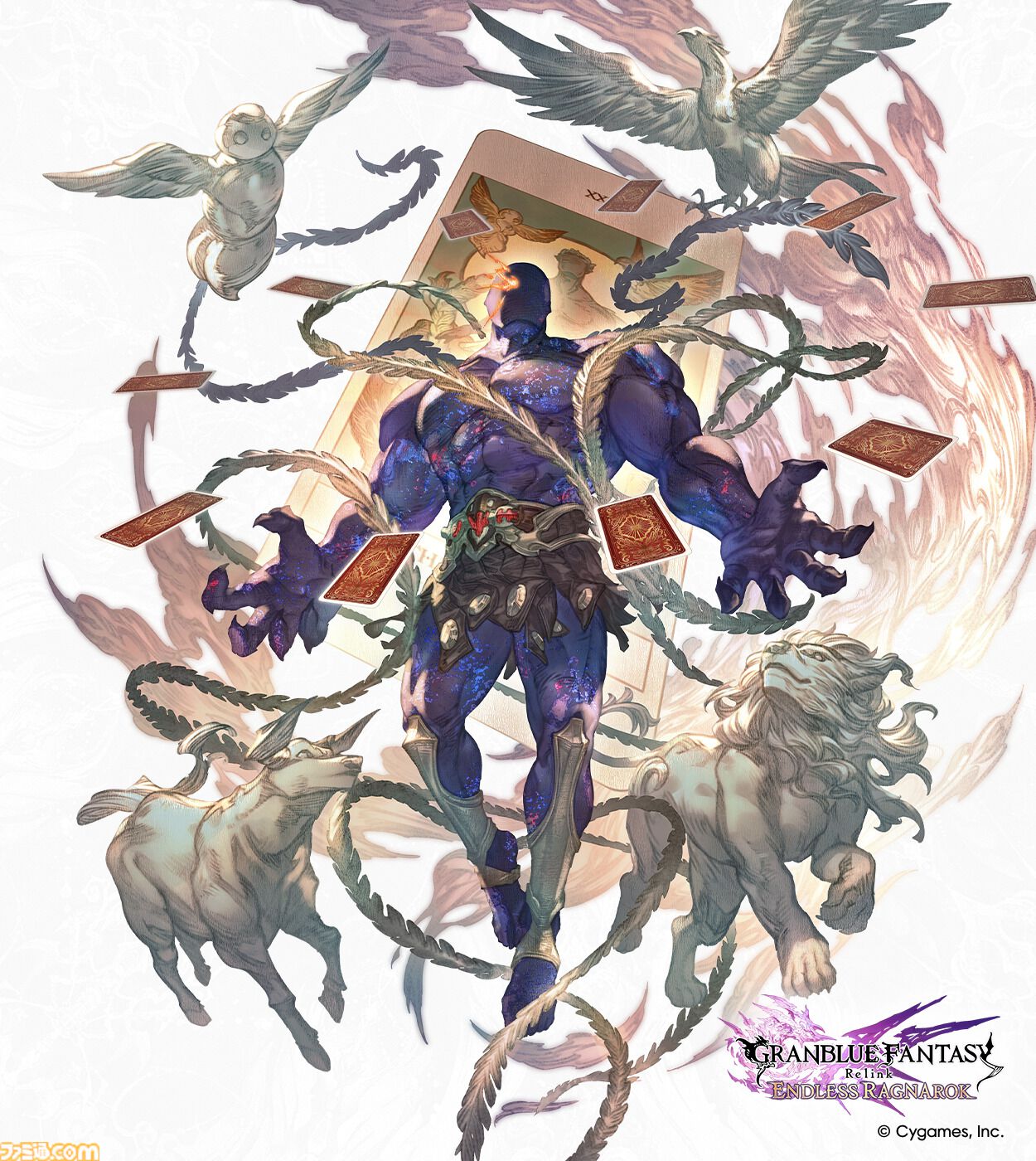『グラブル リリンク エンドレスラグナロク』ルシファー（声：櫻井孝宏）が、操作できる特別な召喚石として登場。新プレイアブルキャラのフラウ、フェディエルも公開