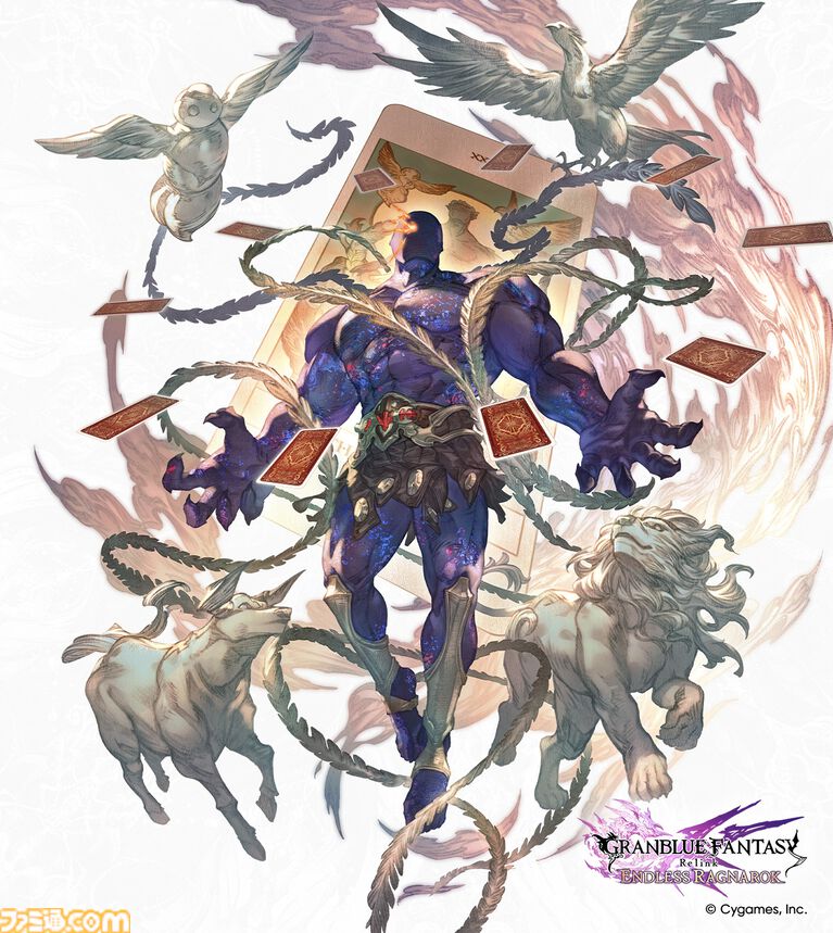 『グラブル リリンク エンドレスラグナロク』ルシファー（声：櫻井孝宏）が、操作できる特別な召喚石として登場。新プレイアブルキャラのフラウ、フェディエルも公開