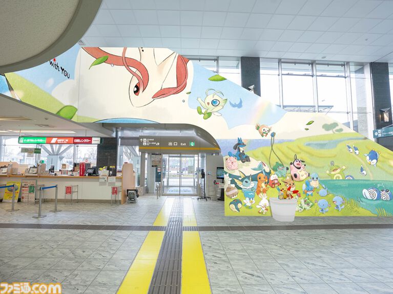 世界初の『ポケモン』空港が7/7から9月末まで能登に期間限定オープン。オリジナルグッズやレストランのオリジナルメニューなどが登場
