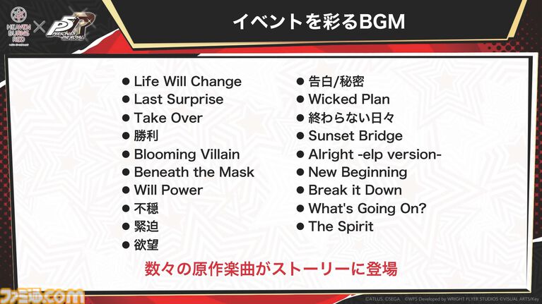 『ヘブバン』×『ペルソナ5R』コラボが5/22からスタート。コラボストーリーはアトラス完全監修のフルボイス。UIやBGMも『P5R』仕様に