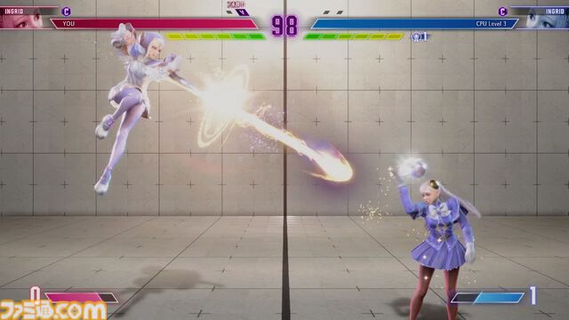 『スト6』イングリッド先行プレイリポート！強力かつトリッキーな飛び道具と必殺のビームで多彩な遠距離戦を展開する砲台キャラ。新たなアバター用オンライン対戦機能も紹介