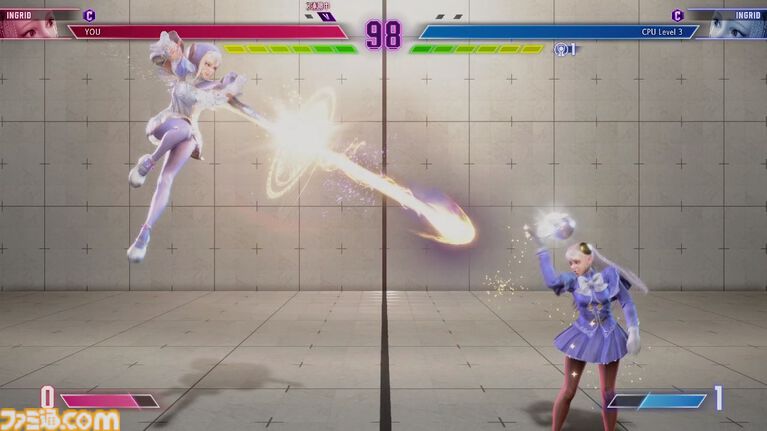 『スト6』イングリッド先行プレイリポート!強力かつトリッキーな飛び道具と必殺のビームで多彩な遠距離戦を展開する砲台キャラ。新たなアバター用オンライン対戦機能も紹介