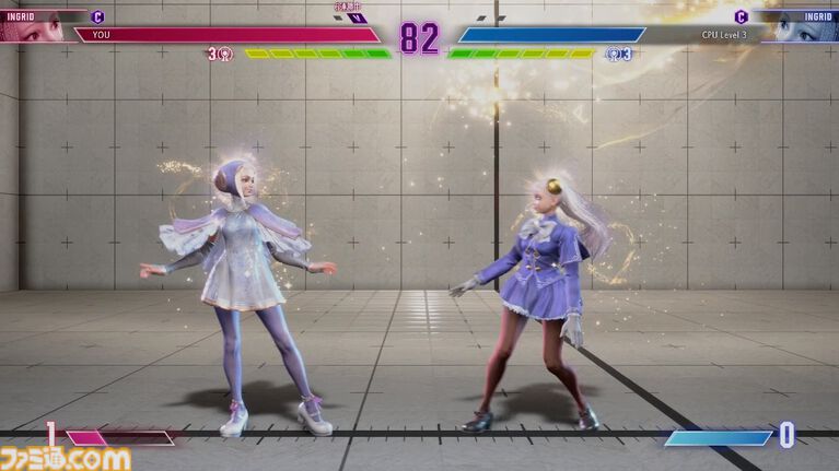 『スト6』イングリッド先行プレイリポート!強力かつトリッキーな飛び道具と必殺のビームで多彩な遠距離戦を展開する砲台キャラ。新たなアバター用オンライン対戦機能も紹介