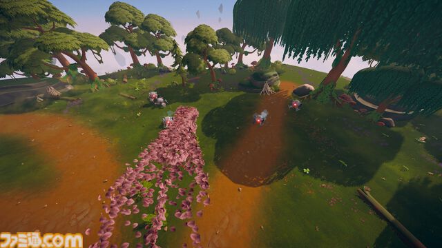 『Leafborn』主人公は“葉っぱの群れ”。変幻自在にフェームを切り替えロボと戦うローグライトアクションが、Steamにて近日公開予定