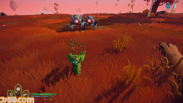 『Leafborn』主人公は“葉っぱの群れ”。変幻自在にフェームを切り替えロボと戦うローグライトアクションが、Steamにて近日公開予定