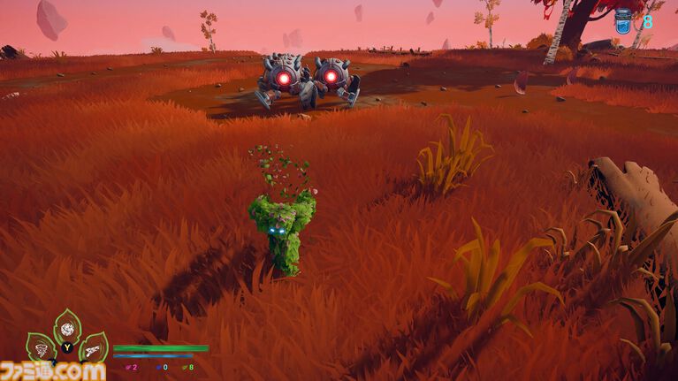 『Leafborn』主人公は“葉っぱの群れ”。変幻自在にフェームを切り替えロボと戦うローグライトアクションが、Steamにて近日公開予定