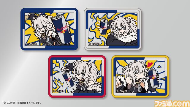 【獅白ぼたん】レッドブルコラボが5月20日スタート。セブンイレブン限定。商品の購入でピン付きワッペンがもらえる