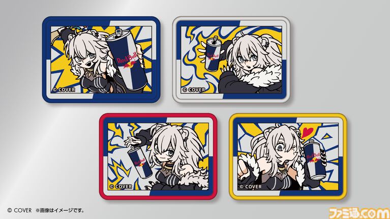 【獅白ぼたん】レッドブルコラボが5月20日スタート。セブンイレブン限定。商品の購入でピン付きワッペンがもらえる