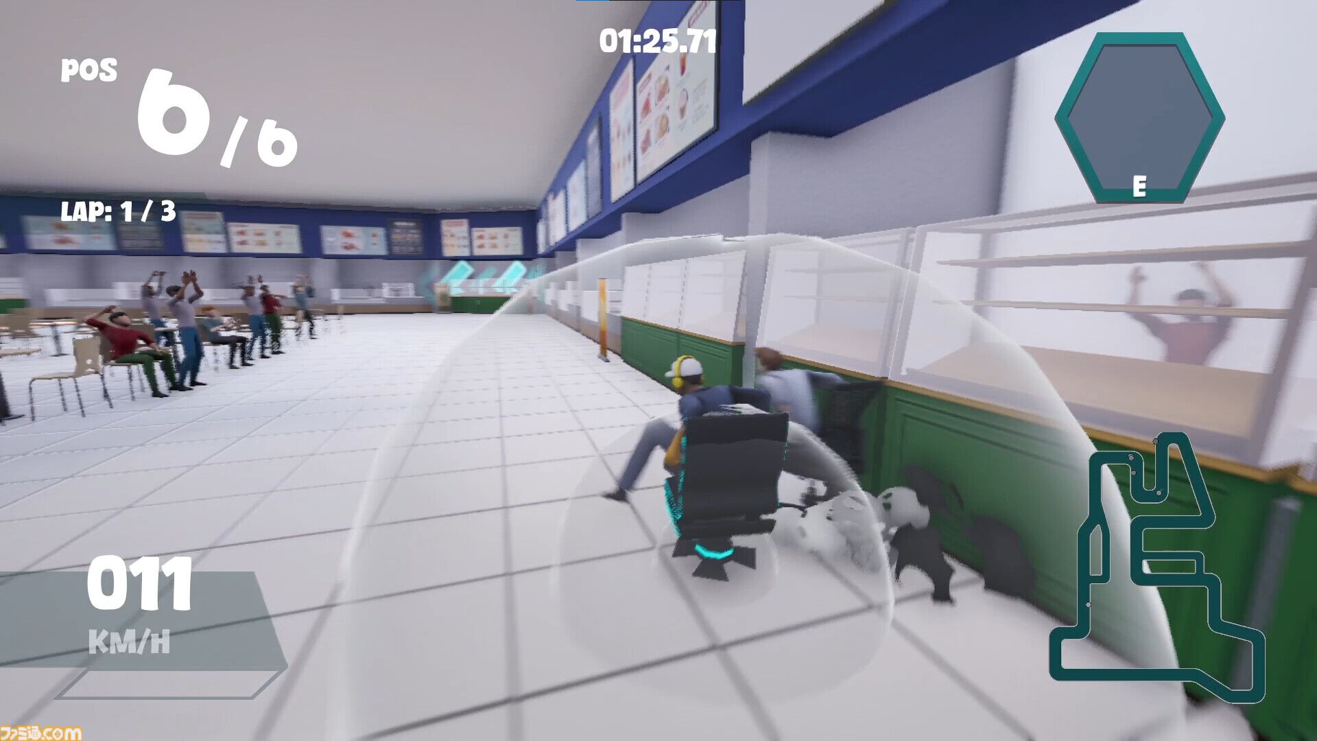 『Need for Seat』イスで会社内や街中を爆走するレースゲームが開発中。誰もが一度はやった(？) イスを使ったおふざけがゲームに