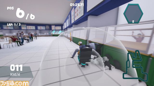『Need for Seat』イスで会社内や街中を爆走するレースゲームが開発中。誰もが一度はやった(？) イスを使ったおふざけがゲームに