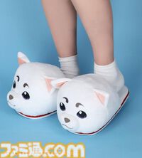 『銀魂』定春スリッパで足元あったか。見た目キュートでもっふもふ。AMNIBUSで予約受付中