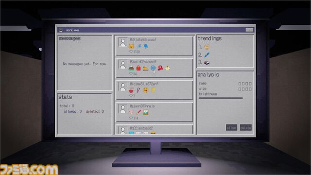 『SNS監死人』タイムラインに紛れ込む異常を見抜け。怪しい高収入バイトで母親の手術代100万円を稼ぐ監視ホラー、Steamページ公開