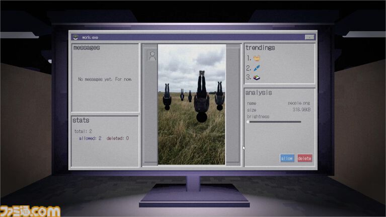 『SNS監死人』タイムラインに紛れ込む異常を見抜け。怪しい高収入バイトで母親の手術代100万円を稼ぐ監視ホラー、Steamページ公開
