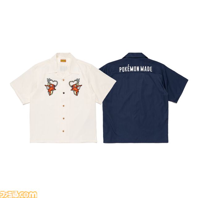 『ポケモン』ネギを背負えるカモネギのジャケットが登場。HUMAN MADEとのコラボ新商品が5月23日より発売。コイキング、ピカチュウの商品も展開