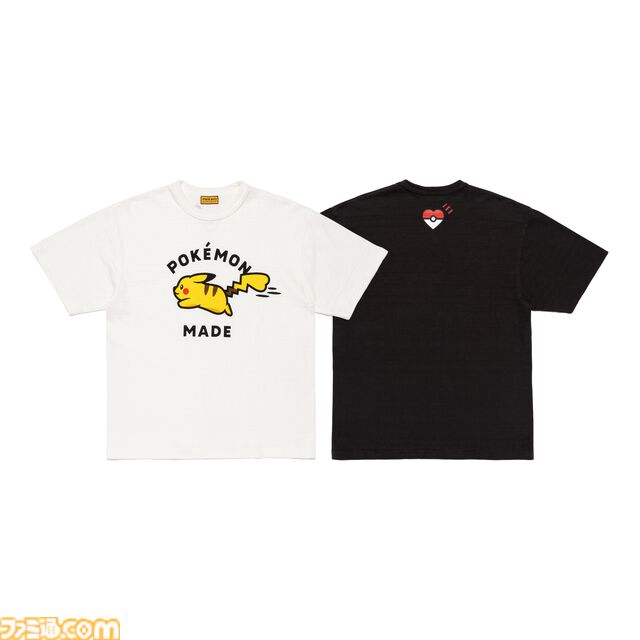 『ポケモン』ネギを背負えるカモネギのジャケットが登場。HUMAN MADEとのコラボ新商品が5月23日より発売。コイキング、ピカチュウの商品も展開