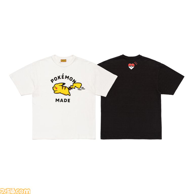 『ポケモン』ネギを背負えるカモネギのジャケットが登場。HUMAN MADEとのコラボ新商品が5月23日より発売。コイキング、ピカチュウの商品も展開