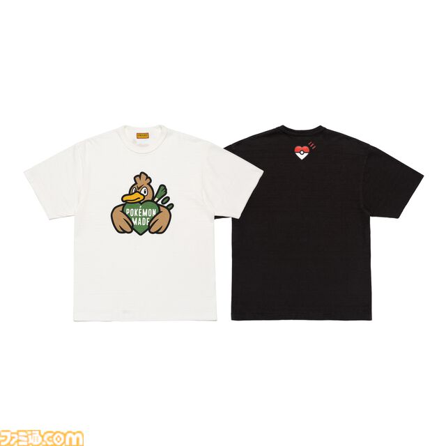 『ポケモン』ネギを背負えるカモネギのジャケットが登場。HUMAN MADEとのコラボ新商品が5月23日より発売。コイキング、ピカチュウの商品も展開