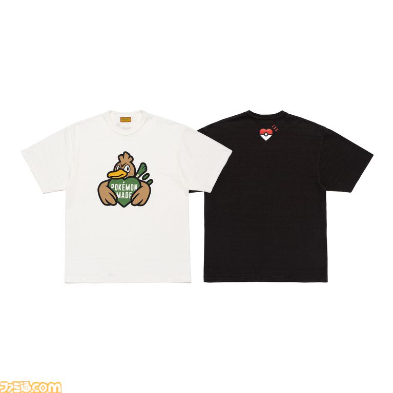 『ポケモン』ネギを背負えるカモネギのジャケットが登場。HUMAN MADEとのコラボ新商品が5月23日より発売。コイキング、ピカチュウの商品も展開