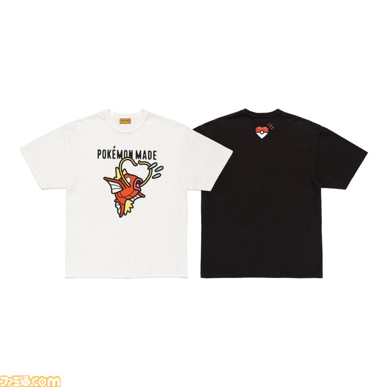 『ポケモン』ネギを背負えるカモネギのジャケットが登場。HUMAN MADEとのコラボ新商品が5月23日より発売。コイキング、ピカチュウの商品も展開