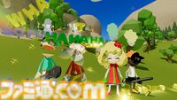 『ヨーデルゴルフ』会話がリアルタイムで3D文字として出現するオープンワールドゴルフゲームが発表。ひとつのボールを共有してカップインを目指す。ビットサミットにも出展