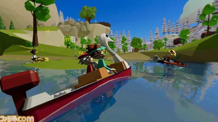 『ヨーデルゴルフ』会話がリアルタイムで3D文字として出現するオープンワールドゴルフゲームが発表。ひとつのボールを共有してカップインを目指す。ビットサミットにも出展