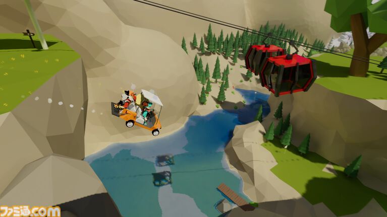 『ヨーデルゴルフ』会話がリアルタイムで3D文字として出現するオープンワールドゴルフゲームが発表。ひとつのボールを共有してカップインを目指す。ビットサミットにも出展