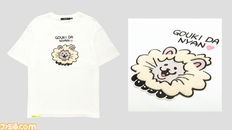 【スト6】『がんばれジュリちゃん』豪鬼ニャンの刺繍Tシャツ、マスコットキーホルダーが登場。3周年記念グッズとあわせて本日（5/20）より予約受付が開始