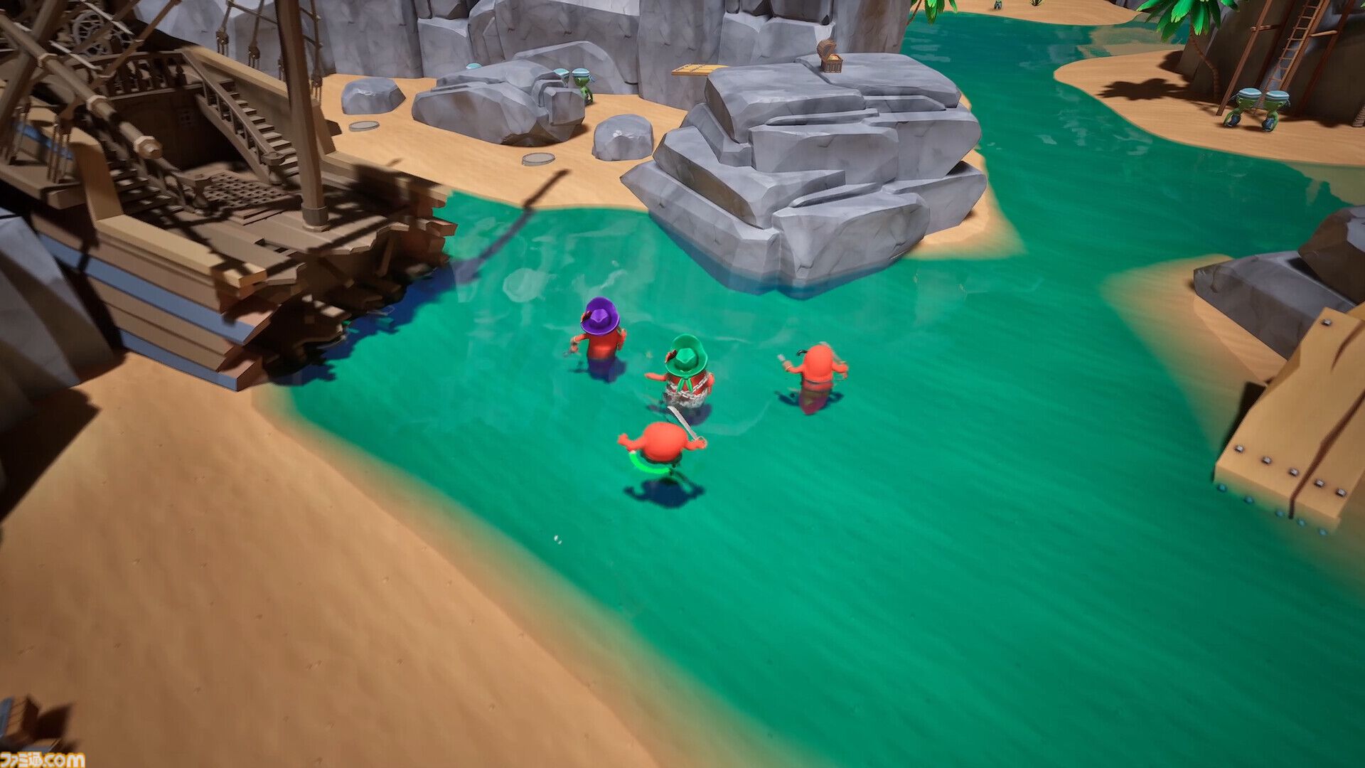 『Aye Aye Captain』は『Overcooked』ライクな4人協力型海賊ゲーム。海賊船の修復から大砲での対戦、隠された財宝を巡る冒険が楽しめる