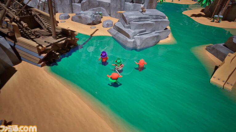 『Aye Aye Captain』は『Overcooked』ライクな4人協力型海賊ゲーム。海賊船の修復から大砲での対戦、隠された財宝を巡る冒険が楽しめる