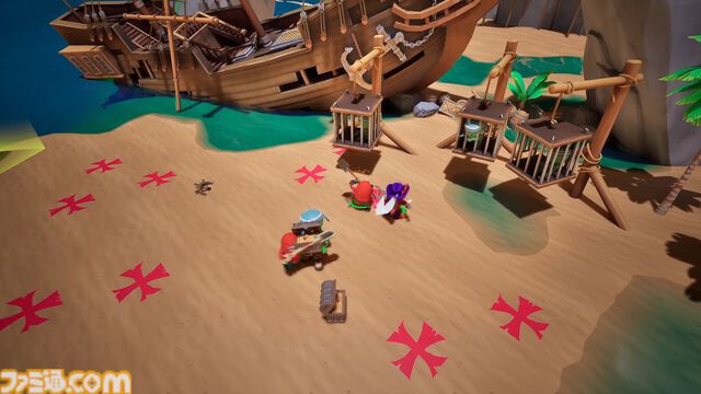 『Aye Aye Captain』は『Overcooked』ライクな4人協力型海賊ゲーム。海賊船の修復から大砲での対戦、隠された財宝を巡る冒険が楽しめる