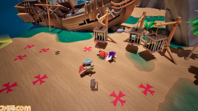 『Aye Aye Captain』は『Overcooked』ライクな4人協力型海賊ゲーム。海賊船の修復から大砲での対戦、隠された財宝を巡る冒険が楽しめる