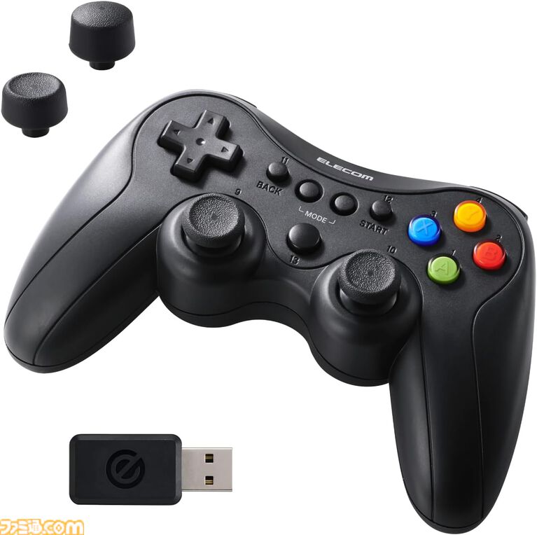 エレコム、FPS向けワイヤレスゲームパッド発売。PS/Xbox配置に対応した2モデル、最大約16時間プレイ可能&13ボタン搭載で精密エイムをサポート