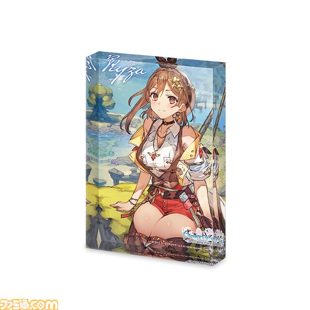 『ライザのアトリエ3』パッケージ絵のライザが1/7スケールフィギュアになって登場。エビテン限定特典でアクリルブロック＆カード型アクスタが付属