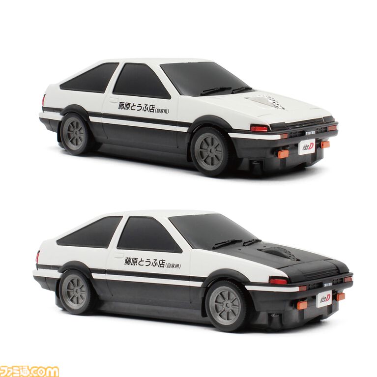 『頭文字D』藤原拓海の愛車ハチロク・トレノ（AE86）無線マウスの刷新モデルが発売。ライト開閉ギミックを搭載し、操作時の安定感と快適性も両立