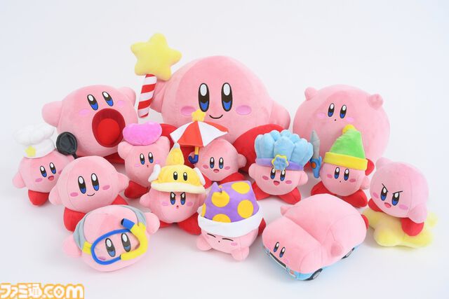 『星のカービィ』ぬいぐるみ14点セットを1名様にプレゼント！ ソードカービィ、アイスカービィ、すいこみやまんぷくなどかわいいカービィ詰め合わせ【毎月13日はファミ通.comプレゼントキャンペーンの日】