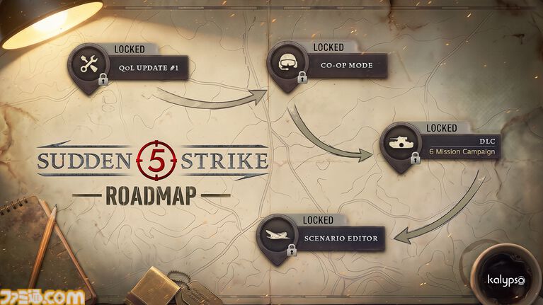 『サドン ストライク 5』第二次世界大戦をリアルに再現したミリタリーRTS、PS5版が本日(5/20)発売。部隊を指揮し敵軍の制圧・包囲・殲滅を目指す