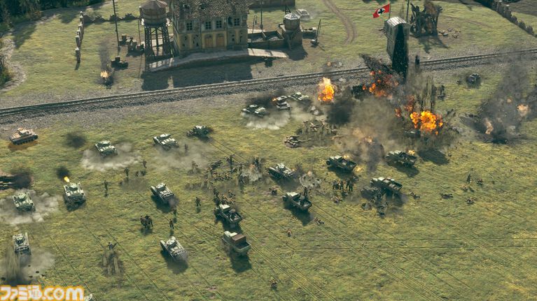 『サドン ストライク 5』第二次世界大戦をリアルに再現したミリタリーRTS、PS5版が本日(5/20)発売。部隊を指揮し敵軍の制圧・包囲・殲滅を目指す